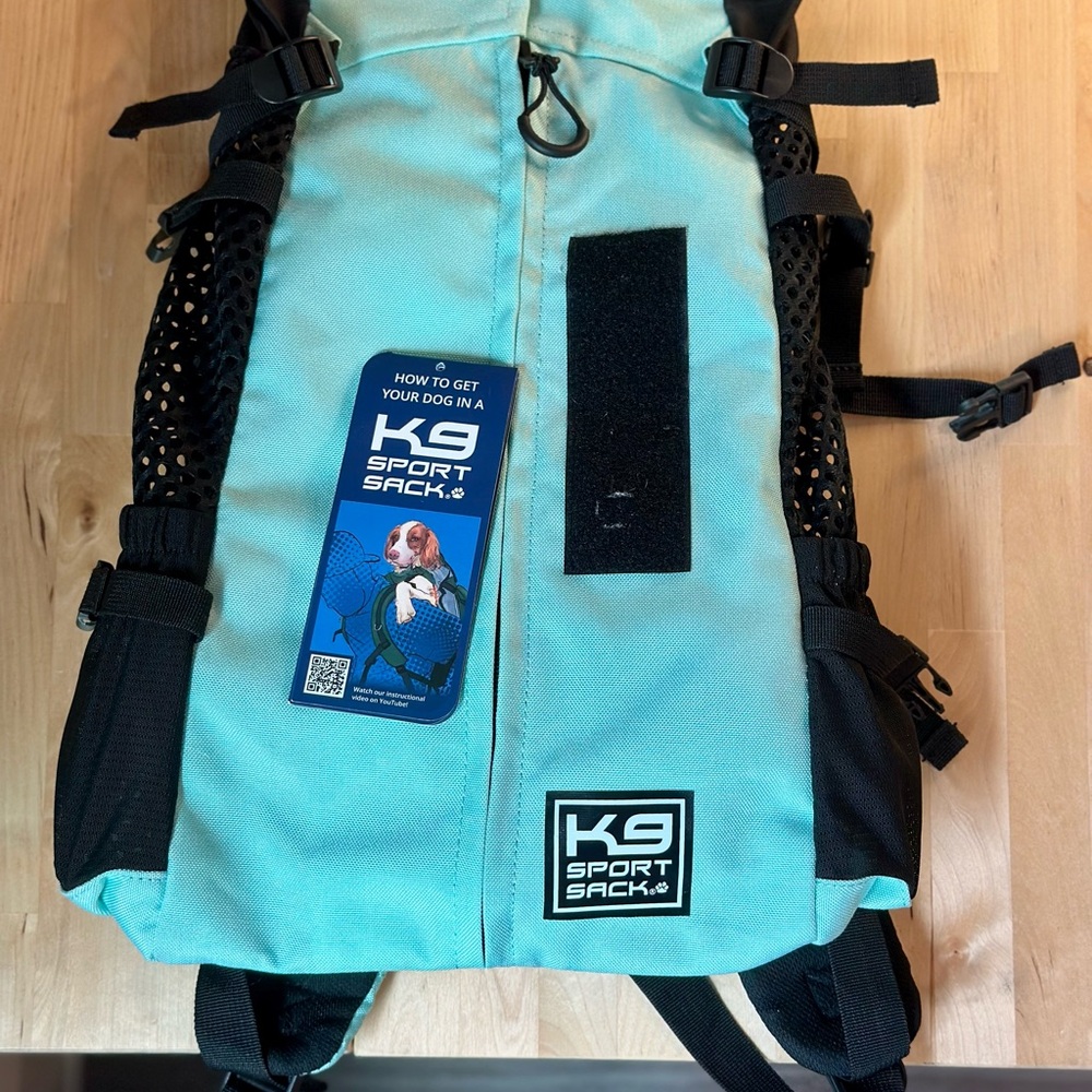 K9 Sport Sack Backpack in Teal and Black (medium)